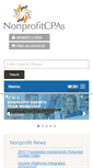 Mobile Screenshot of nonprofitcpas.com