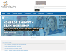 Tablet Screenshot of nonprofitcpas.com